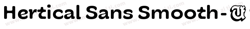 Hertical Sans Smooth字体转换